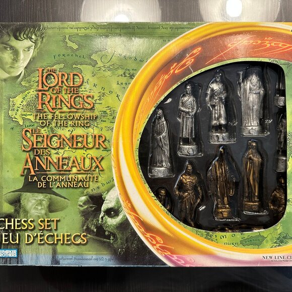 Lord of the Rings: The Fellowship of the Ring Chess Set | Hasbro/Parker Brothers - Picture 1 of 8